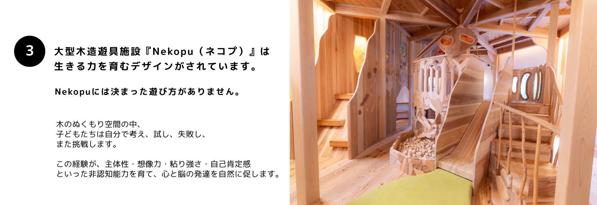 sukusuku_image5 木育のために大型木造遊具で生きる力を育むプリスクール